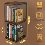 Dmevkic 2 Cube Organizer Bookshelves DIY Variable Stackable Cube Storage Organizer for Kid Bedroom,Living Room,Small Bookshel