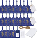 Amylove Bulk Luggage Tags Wedding Favors Adventure Begins Luggage Tags for Guests Travel Tag for Suitcase Bridal Gift 24 Pack