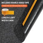 17 x 7.6FT Extra Large Garage Floor Mat, Premium Oil Leaks Absorbent Oil Spill Mat,Waterproof Backing Garage Mat,Reusable, Wa