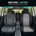 FH Group Automotive Front Car Seat Covers for SUV, Trucks, Sedan and More - Universal Fit Front High Back Design Interior Acc