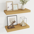 Dreamland 20 Inches Floating Shelves for Wall, 6.7 Inch Deep Floating Shelves Set of 2, Large Display & Storage Shelf, Wall S