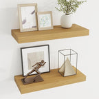 Dreamland 20 Inches Floating Shelves for Wall, 6.7 Inch Deep Floating Shelves Set of 2, Large Display & Storage Shelf, Wall S