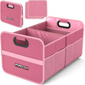 FORTEM Car Trunk Organizer, Collapsible Two Compartment Organizer, Foldable SUV & Truck Storage for Car Accessories for