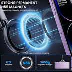 for Magsafe Car Mount,【Strong Magnets & Low Profile】 Magnetic Phone Holder for Car Dashboard Windshield Universal Hands Free Car Phone Holder for iPhone 15 14 13 12 Pro Max Plus Android