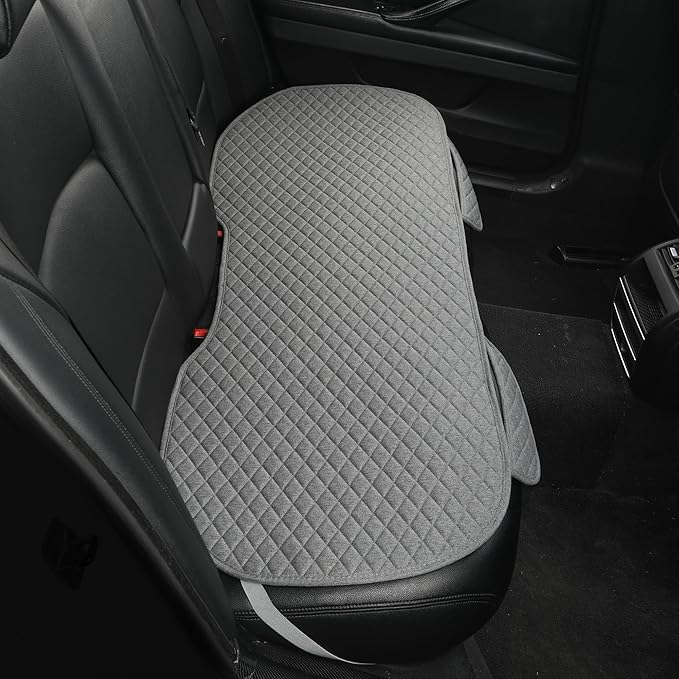 West Llama Linen Car Seat Covers,Bottom Seat Covers for Cars Include 1 Rear Bench Cover Universal Fits 90% Vehicles,SUVs,Cars