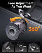 Vacuum Magsafe Car Phone Holder [120+ LB Strongest Suction & 3000gf Strongest Magnetic] 360° Adjustable Magnetic Car Phone Mount, Phone Holders for Your Car for iPhone 17 Pro Max 16 15 14 13 12 Plus