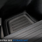 Floor Mats Cargo Mat Set for 2022-2025 2026 Mitsubishi Outlander (Not Fit Sport or PHEV), All Weather TPE Backrest Mat Trunk Mat Cargo Liner Accessories(Floor Mats+Backrest Mats+Cargo Mat)