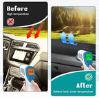 FIILINES Dash Cover for 2017-2024 Volkswagen VW Tiguan, Dashboard Mat Accessories Dash Cover Sunshade Nonslip Mesh Protector 