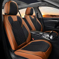 Coverado Car Seat Cover, Front Seat Cover, 2PCS Car Seat Protector, Seat Covers for Cars, Breathable Faux Leather Car Seat Cu