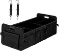 YSSOA Multi Compartments Car Trunk Organizer, 600D Anti-slip Waterproof Oxford Polyester Car Storage, with Adjustable Strap,