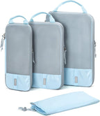 BAGSMART 6 Set /4 Set/2 Set Compression Packing Cubes for Travel, Lightweight Luggage Organizer Bags, Durable Space Saver Bag