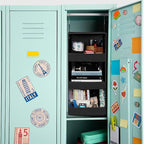 GRANNY SAYS Hanging Closet Shelf, 3-Shelf Foldable Hanging Organizers and Storage, Hanging Organizer for Camper Organization,