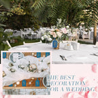 Amylove Bulk Luggage Tags Wedding Favors Adventure Begins Luggage Tags for Guests Travel Tag for Suitcase Bridal Gift 24 Pack