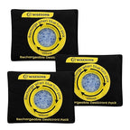100g Reusable Silica Gel Desiccant Packs, Rechargeable Dehumidifier Moisture Absorbers with Color Indicator for Bins, Gun