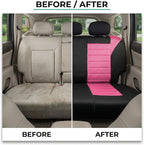 FH Group Automotive Car Seat Covers Rear Set Premium 3D Air Mesh Seat Covers, Airbag Compatible and Split Bench Cover Univers