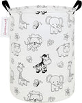 QUEENLALA Large Storage Basket,Laundry Hamper/Bathroom/Home Decor/Collapsible Round Storage Bin,Boys and Girls Hamper/Boxes/C