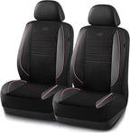 Skechers Air-Cooled Memory Foam Seat Covers,Mesh Thick Car Seat Covers,Piping Leather Car Seat Covers Front Seats,Airbag Comp
