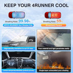 Sunsdrew 8PCS Window Shades for 2010-2024 Toyota 4Runner 5th Gen.Accessories Full Privacy Side Rear Windshield Window Shade Cover for Blocks UV&Heat Keep Vehicle Cool