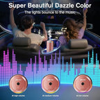 Car Air Freshener, Smart Car Air Fresheners Diffuser with 100ml Fragrance, Long Lasting Lasts 6 Months, RGB Music Syncing Lig