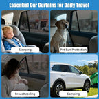 Car Window Shades for 2021-2023 Kia Sorento - Rear Side Window Sun Shade for Baby, Breathable Mesh Car Privacy Window Covers, UV Protection and Heat Insulation for Road Trips, Napping, Camping