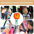 Children seat Belt Pillow Soft, Universal Seatbelt Pillow for Kids, Seat Belt Adjuster and Seatbelt Pillow for Kids Travel, for All Car Seats, Stroller, Pushcar (B)