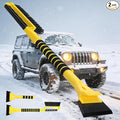 Snow Brush and Ice Scraper Set for Car Windshield Snow Frost Ice Removal Tool Detachable Snow Scraper with Foam Handle for Cars Trucks Window