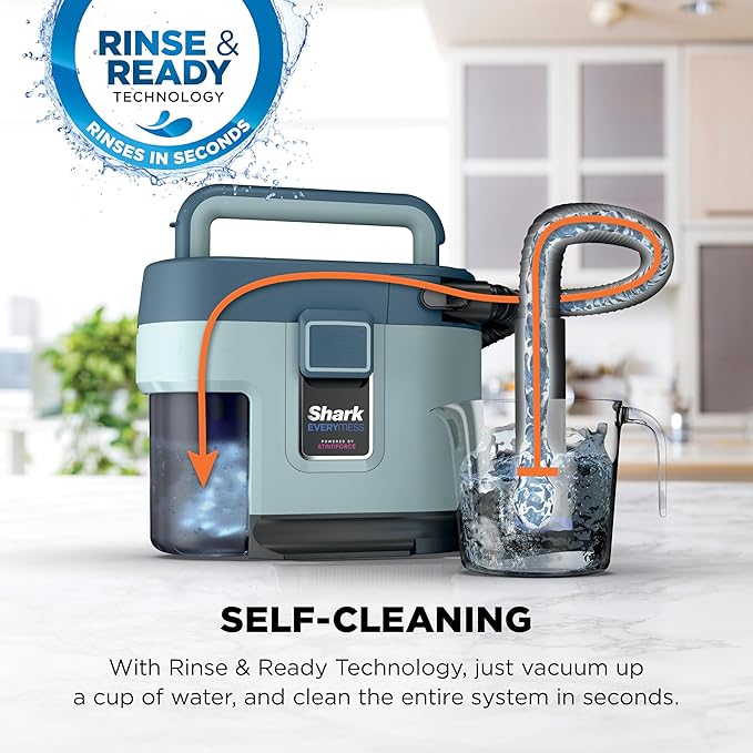 Shark EveryMess Ultra-Powerful 3-in-1 Wet Vac, Dry Vac, & Stain Eliminator with StainForce Technology, Perfect for Homes, Pet