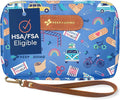 KeepGoing Travel First Aid Kit for Kids – 130 Pc. for Car, Home, Purse, Diaper Bag & Backpack with Latex-Free Bandages - Mini