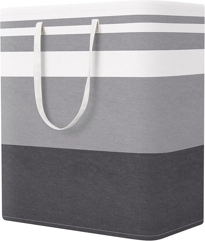 StorageRight Laundry Basket Hamper Large Collapsible Laundry Hamper with Easy Carry Handles，Freestanding Clothes Hampers for 
