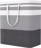 StorageRight Laundry Basket Hamper Large Collapsible Laundry Hamper with Easy Carry Handles，Freestanding Clothes Hampers for 