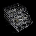 Clear Acrylic Jewelry Storage Box, Earring Jewelry Organizer with 5 Drawers, 5-Layer Jewelry Box for Women, Earrings Display 