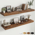 48 Inch Floating Shelves for Wall - 12 Inch Deep Fireplace Mantel Shelf - Wood Floating Shelf for Wall - Large Storage Shelve