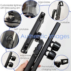 2026 Tablet Holder for Car Headrest [3 in 1 Sturdy Upgrade Extension Arm] 360° Rotating Adjustable for ipad Headrest Mount, for Most Tablets/Phones, Fit Larger Tablet (Short Side ≤11") - Black