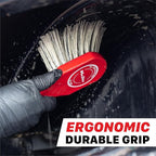 Maxshine Universal Wheel & Body Cleaning Brush – Medium-Duty Car Detailing Brush with Strong High-Density Bristles – Ideal fo