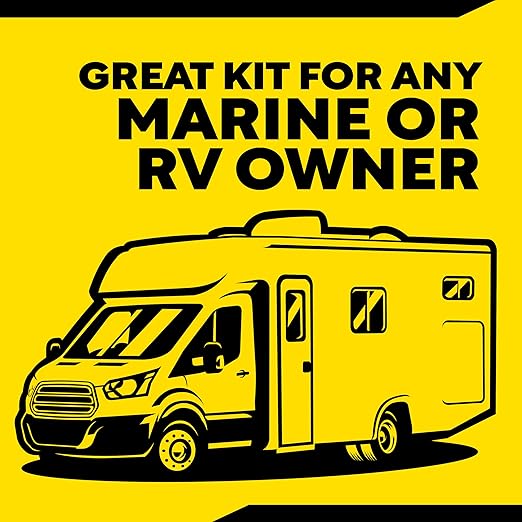 Meguiar’s Marine/RV Fiberglass Restoration System, M4965, 3-Piece Fiberglass Repair Kit with Oxidation Remover, High-Gloss Boat Polish and Wax, Christmas Gift Ideas for Car Dads