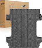 3W Truck Bed Mat Fit 2019-2024 2025 2026 Chevy Silverado 1500 & GMC Sierra 1500 6.6FT Standard Bed (Not Fit 5.5'/5.8'/6.8'/8.2' Bed) All Weather TPE Custom Fit Heavy Duty Pickup Accessories Trunk Mat