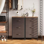 AODK Dresser for Bedroom Nightstand Small Dressers Chest of Drawers End Table for Living Room, Closet Dresser with 3 Storage 