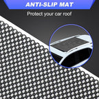 Sailnovo Car Rooftop Cargo Carrier Bag 20 Cubic, PVC Vehicle Soft-Shell Car Top Carrier for Cars with/Without Roof Rack, Waterproof Roof Bag Includes Anti-Slip Mat,10 Reinforced Straps, Blue