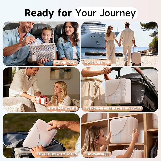 11 Set / 9 Set Packing Cubes for Travel,Gifts for Women Mom Kids,TSA Approved Bags for Makeup, Cosmetic, Toiletry, Organizers