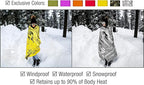 Swiss Safe 4 Pack Mylar Emergency Blankets for Survival - Compact & Insulated for Cold Weather - Designed for NASA, Outdoor, 