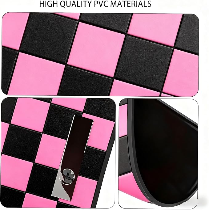 Car Interior Accessories Set – 2PCS Silicone Cup Holder Coasters & 1PCS Anti-Slip Dashboard Pad, Universal Non-Slip Rubber Ma