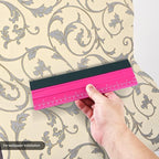 NEWISHTOOL Vinyl Wrap Squeegee for Vinyl, Big Size Wallpaper Smoothing Squeegee, 3 Pack 25CM Decals Squeegee with Ruler & Micro Suede Felt Edge for Sign Making Graphic Window Tint Film Application