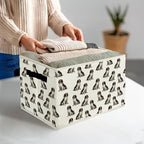 English Springer Spaniel Gifts Storage Bins & Boxes with Handles, Dog Mom Lovers Gifts Foldable Basket for Organizing, Dog Co