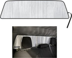 Rear Tailgate Window Sunshade Custom Fit for 2020 2021 2022 2023 2024 2025 2026 Chevrolet Silverado 2500 3500, Regular cab, Crew cab, Double Cab 2dr 4dr (NOT for Sliding Window)