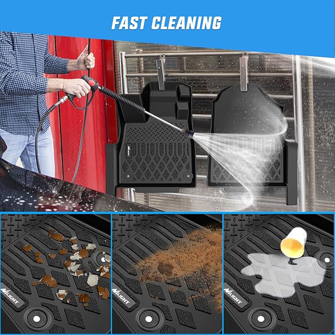 Nilight TPE Floor Mats for 2026 Honda Passport RTL TrailSport All Weather Custom Fit Heavy Duty Floor Liners