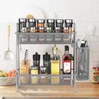 LEMIKKLE Spice Rack Organizer for Kitchen Counter, Spices Organizer and Storage Seasoning Organizer for Cabinet, Kitchen Meta