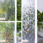 Hilarious Rainbow Window Privacy Film Glass Door Privacy Film Static Cling Tint Frosted 3D Decorative Window Film Sticker Privacy Decals Non-Adhesive Removable Stained Glass Film(39.4'' x 118'')