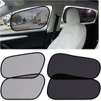 ZATOOTO 4Pack Tesla Model Y 2020-2024 Window Shades for Side Window丨Clear for Safe Driving | 95% UV & Heat Block | No Adhesive, Easy Install | Enhanced Visibility, Tool-Free Install