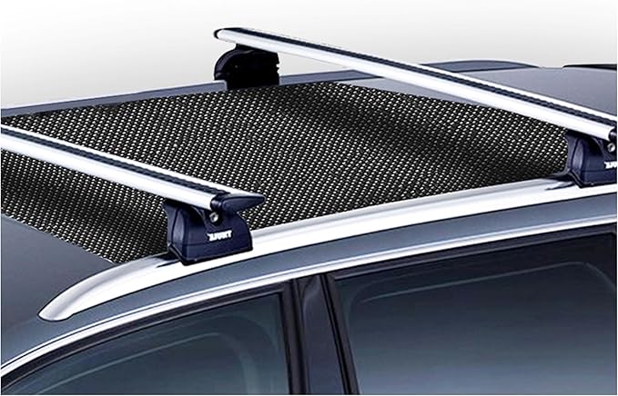 Mockins 39" x 36" Anti Slip Mat for Car Roof Cargo | Durable Soft Roof Rack Pads | Multifunctional Cut to Size Cargo Mat for SUV & Car Roof Liner | No-Scratch & Non-Skid Protective Roof Pad