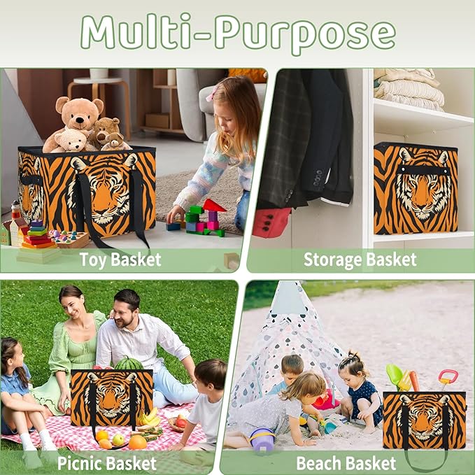 Reusable Grocery Bags Heavy Duty Shopping Bags Foldable Large Tote Bags with Long Handles & Hard Bottom
